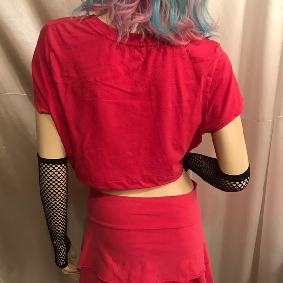 Adorable y2k hoodie crop top and necklace set🤩❤️ - Picture 10 of 17